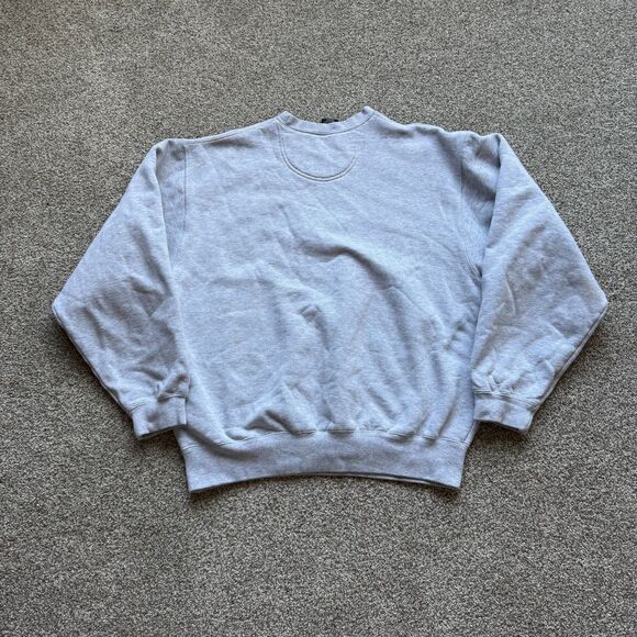 VTG NIKE UNC NORTH CAROLINA FOOTBALL CENTER SWOOSH GRAY CREWNECK SWEATSHIRT M - Picture 6 of 9